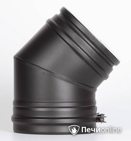 Колено 45° Schiedel Отвод 45° д.150 PM25 (Черный) Permetr в Улан-Удэ