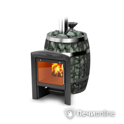 Дровяная банная печь TMF Саяны II Carbon Витра ЗК в Улан-Удэ