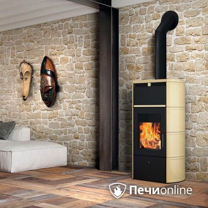 Печь-камин Edilkamin Flamma 24 kw V.C. Pergamena с Т/О в Улан-Удэ