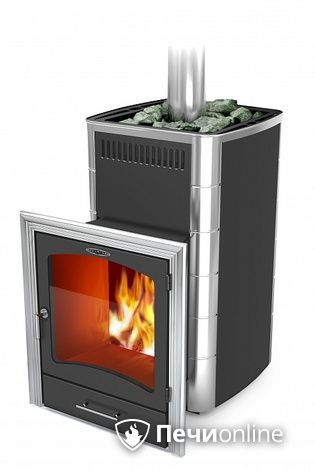 Дровяная банная печь TMF Калина II Inox БСЭ ТО антрацит НВ ПРН в Улан-Удэ