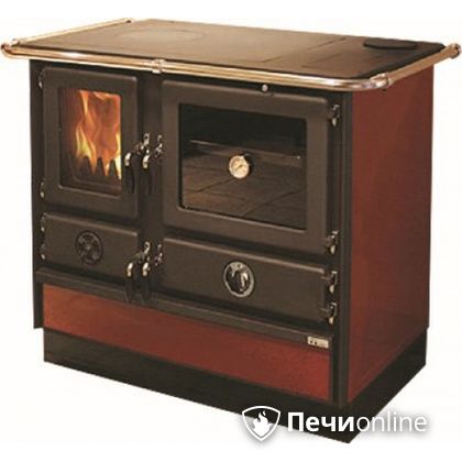 Отопительно-варочная печь MBS Thermo Magnum Red R с теплообменником и духовым шкафом в Улан-Удэ